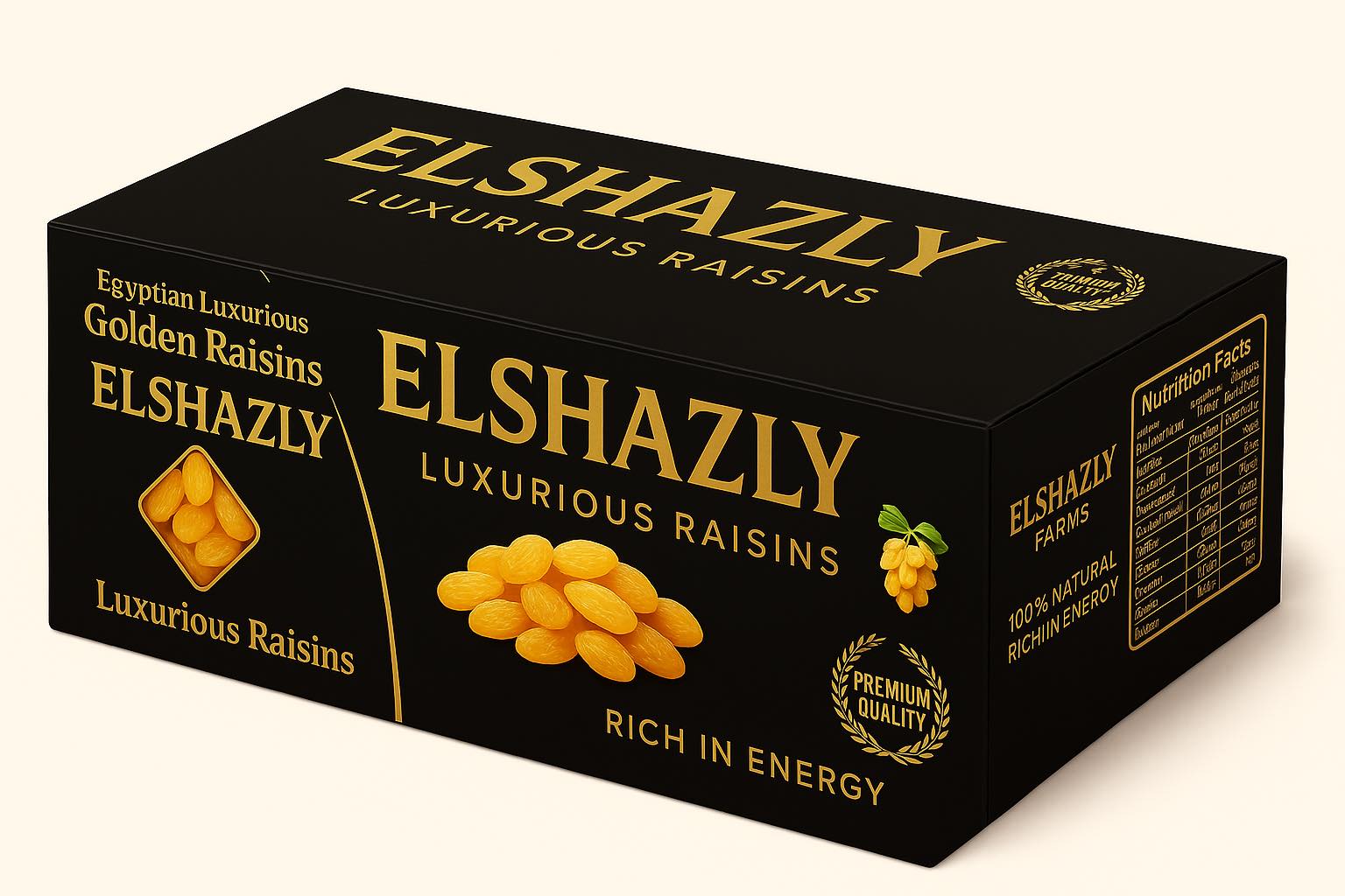 Elshazly Golden Raisins- 10KG A++