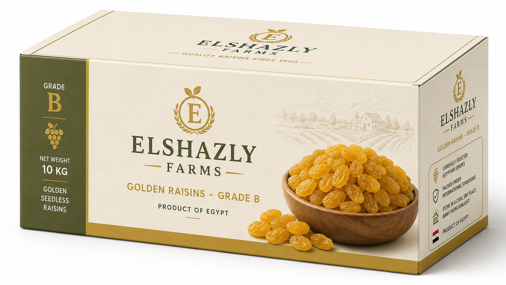 Elshazly Golden Raisins- 10KG B